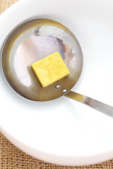 Chicken bouillon stock cube