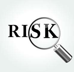 Vector risk theme illustration