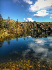 Lake and reflections