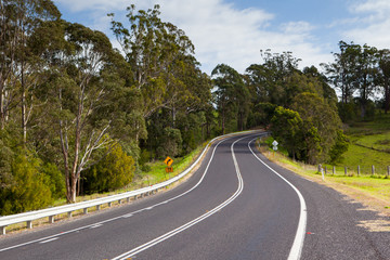 Winding Australian Road