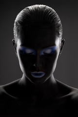 black girl with beautiful makeup