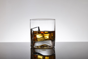 Whiskey with ice