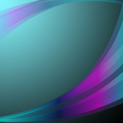 Wavy Background Shows Abstract Art Or Turquoise Wallpaper.