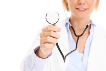 Doctor with stethoscope