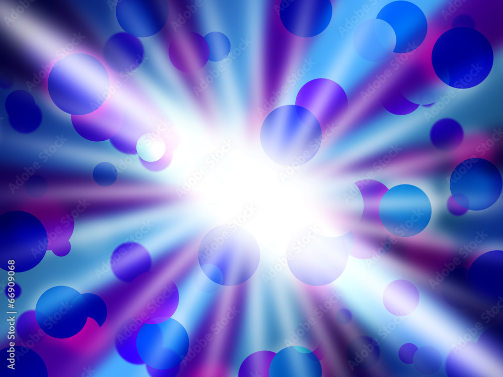 Poster brilliant dots background means round spots and brightness.