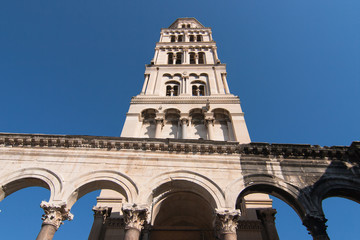 Fototapeta na wymiar Split Cathedral belfry