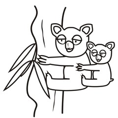 koala - coloring book