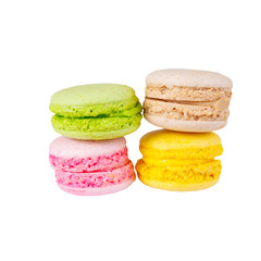 traditional french colorful macaron