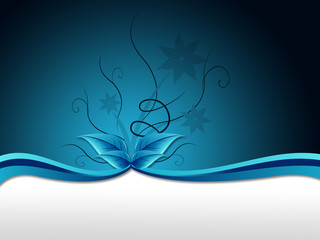 Delicate Floral Background Means Beautiful Seasonal Wallpaper.