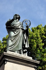 Nicolaus Copernicus monument in Torun, Poland © cargol