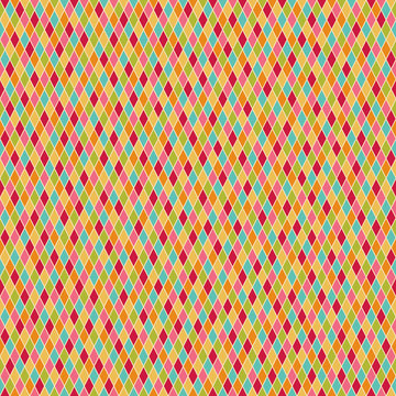 seamless colorful harlequin pattern