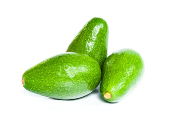 Avocado isolated on white