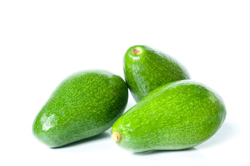 Avocado isolated on white