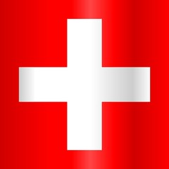 Obraz premium Switzerland Swiss Flag