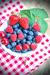 Berry fruit in bowl