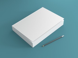 Magazin Cover Hochformat A4 mit Stift