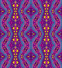 Purple Ethnic Pattern