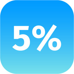 5 percent icon
