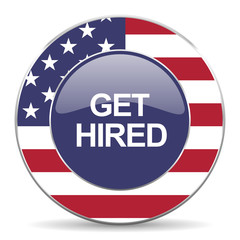 get hired american icon