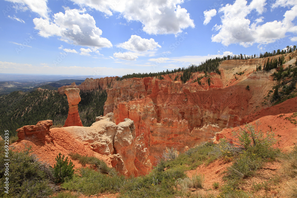 Sticker overlook from bryce canyon