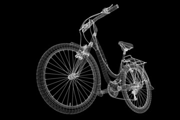 Fototapeta na wymiar Mountain Bicycle