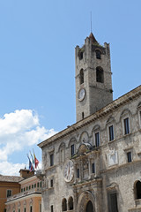 Fototapeta na wymiar The Palazzo dei Capitani del Popolo, Ascoli Piceno-Italy
