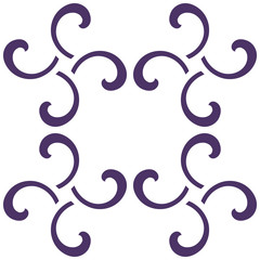 pattern violet