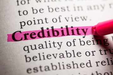 Obraz premium credibility