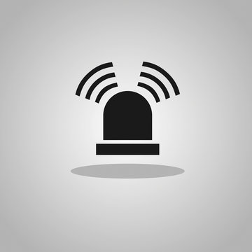 recommend clip art: Police single flat icon.