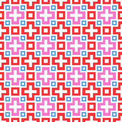 Abstract vivid seamless pattern (tiling). Vector illustration