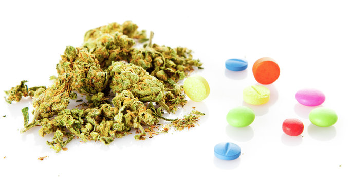 Marihuana, drugs, pills, narcotic