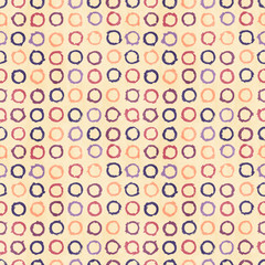 Vector funky retro seamless pattern