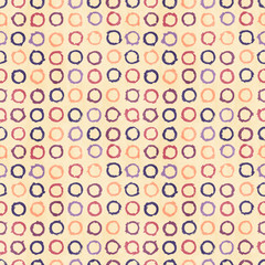 Vector funky retro seamless pattern