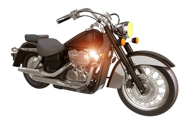 Classic Motorcycle Illustration