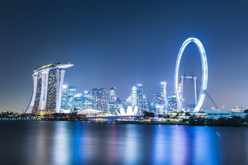 Obraz na płótnie Canvas Singapore skyline