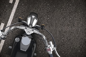 Fototapeta premium Motorcycle on the Road