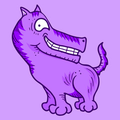 Purple wolf