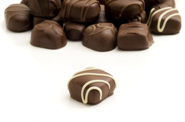 Focus on Foreground Chocolate
