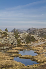Moorsee auf dem  Preike Solli Fjell