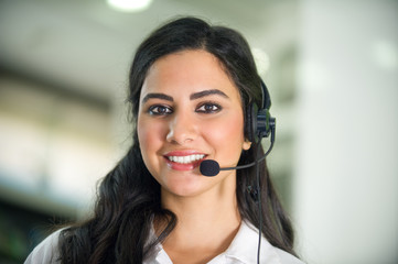 Customer Service worker, call center