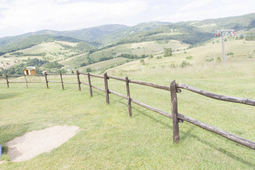 Fototapeta na wymiar Na zboczu góry Homole, Pieniny, Polska
