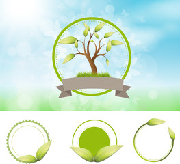 Ecology, green, bio, Organic, icons