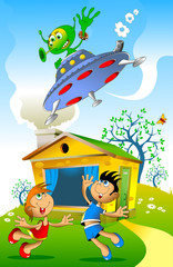 visitor from outer space