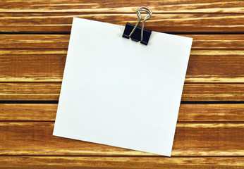 Blank a sheet of paper for messages