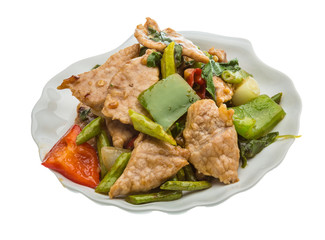 Pork with vegetables