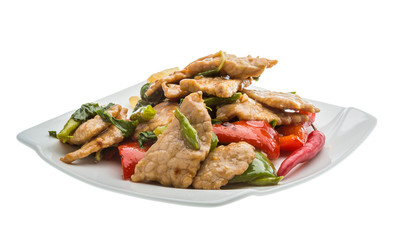 Pork with vegetables