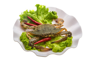 Raw crab