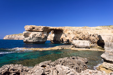 Azure Window formation on Gozo Island Malta