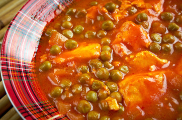 Mattar paneer