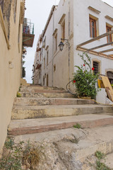 Fototapeta na wymiar beautiful streets of Rethymno